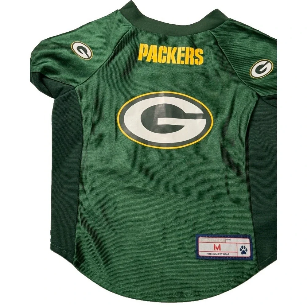 Pets Green Bay Packers Jersey Dog Sz M  NFL Licensed Little Earth Prod.